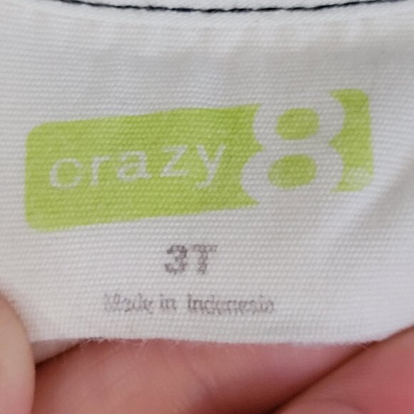 Crazy 8 Black And White Floral Romper Size 3T - Picture 7 of 13